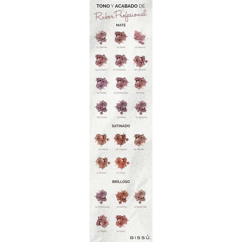 Bissú, Powder Face Blush, Blush, Various Shades, Smooth Texture, Long
