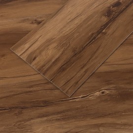 VEELIKE Caramel Oak Vinyl Plank Flooring Peel and Stick Floor Tile Waterproof Laminate Flooring Planks 16-Pack Sticky Floor Tiles for Bedroom Kitchen Living Room Bathroom Vinyl Floor Tiles 6''x36''