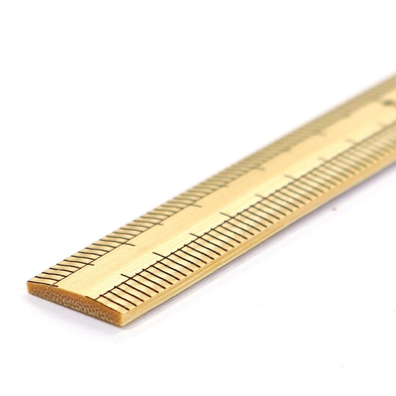 Kushida Measuring Instrument Manufacturing Co., Ltd. Bamboo Ruler 7.9 x