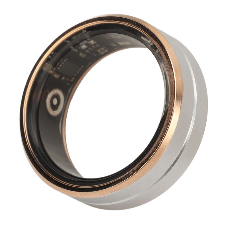 Smart Ring Fitness Tracker Ceramic Stainless Steel Sleep Monitoring Camera
