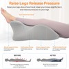 Memory Foam Ergonomic Prone Reading Wedge Pillow Light Gray