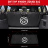 HIBRONGO Upgrade Soft Top Window Storage Bag Compatible with 2021-2025