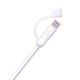 エレコムライトニングケーブル アクセサリー 端子の汚れを防ぎホコリから守る ホワイト P-APLTCWH