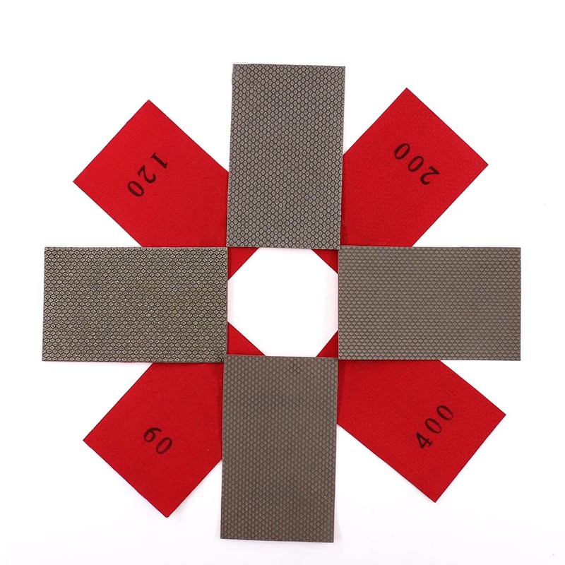 HOMESOM Diamond Sandpaper Electroplated Polishing Sheet Abrasive Sanding Paper Grit
