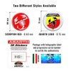 4R Quattroerre.it 4R Quattroerre.it 3D-Aufkleber fr Sitze Fiat 500 Abarth,