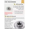 CAMPINGMOON 4pcs Cap for Camping Gas Fuel Canister with EN417