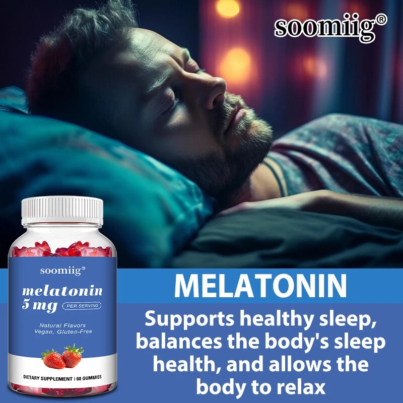 Soomiig Healthy Sleep Support Gummies - Promotes rapid sleep and