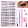 Natural Lash Extension Kit Wispy Eyelash Clusters 9-11mm Lash Cluster