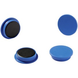 Durable 475306 Magnets in Industrial Packaging 32 mm 720 p - Blue (Pack of 20)
