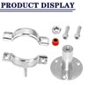 2" Stainless Steel Wall Mount Ceiling Mount Pipe Support，Adjustable Pipe