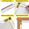 Digital Angle Finder Protractor, 2 in 1 Angle Finder Ruler