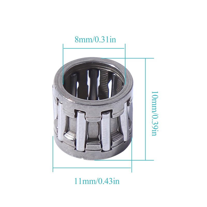 Atunee 5Pcs Piston Needle Bearing for Stihl HS75 HS80 HS85