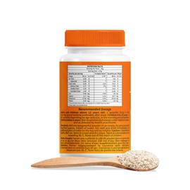 Hemani Instant Psyllium Husk Ispaghol 100g | Orange Flavored On-The-Go Fiber Supplement | Supports Digestive Health | Add to Water for a Refreshing Drink