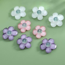 Comfortable and Colorful Ear Lobe Support Patches Earring Backs, Hypoallergenic Earring Backs with Plastic Backer Support for Droopy Ears, 6 Pieces, Prevents Stretching and Tearing (3-in-1 Color)