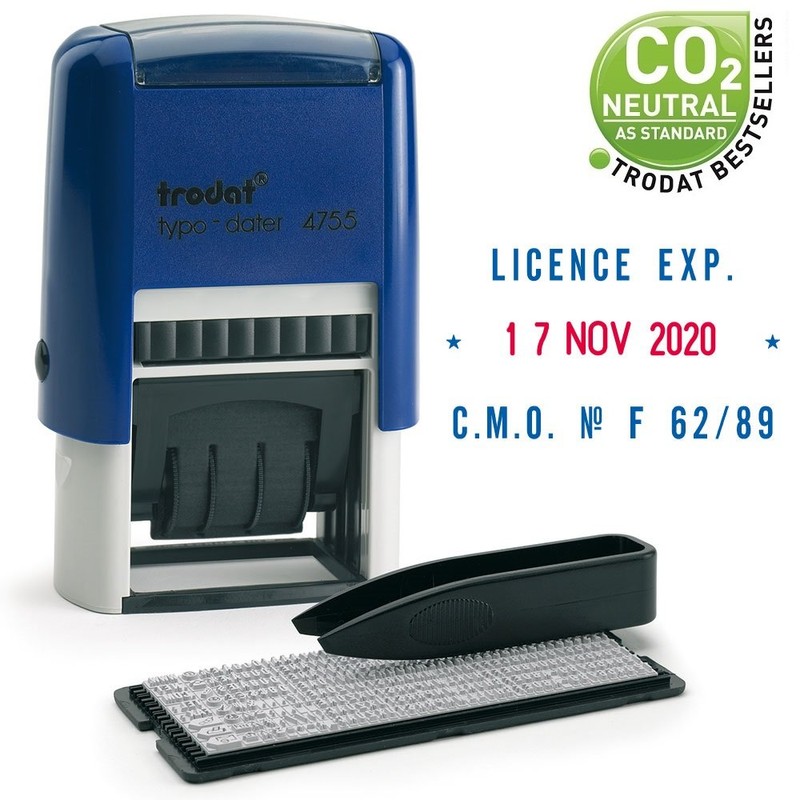 Trodat Typomatic Printy 4750 Self-Inking D-I-Y Date Stamp