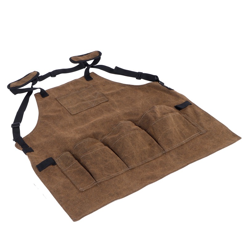 Garden MultiPocket Apron Canvas Electrician Maintenance Apron Hardware Fitting Tool