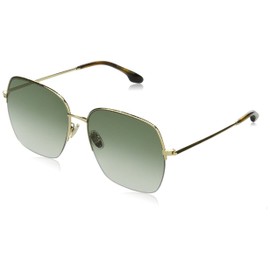 Victoria Beckham VB214SA Women's Sunglasses, gold/khaki