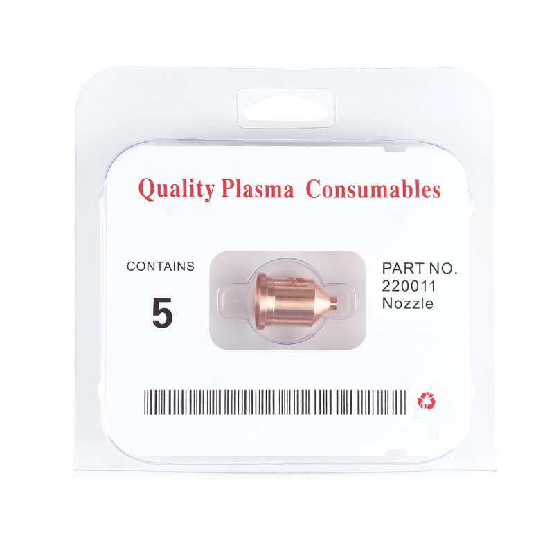 5 pcs/set 220011 Plasma Cutter Cutting Torch Consumables Nozzle Tips