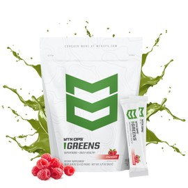 MTN OPS Super Greens Daily Immune Health and Energy Drink Powder – Digestive Health Support Blend Boosted with Chlorophyll-Rich Greens | 30 On-The-Go Packs | Just Add Water