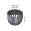 PATIKIL 63mm ID Atrium Drain Grate Cover, Round Outdoor UPVC