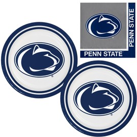 Penn State Party Supplies | Bundle Includes Paper Plates and Napkins for 16 People