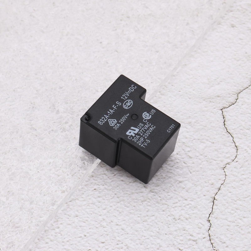 OTOTEC 2 Pcs 832A-1A-F-S 12VDC 30A 4 Pins Power Relais