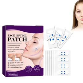 Lift Gesicht Aufkleber – 60 Stück Face Lifting Tape für eine strahlend weiße Haut, Facelifting Aufkleber mit natürlicher Wirkung, unsichtbare dünne Gesicht Aufklebe, Gesichtsaufkleber