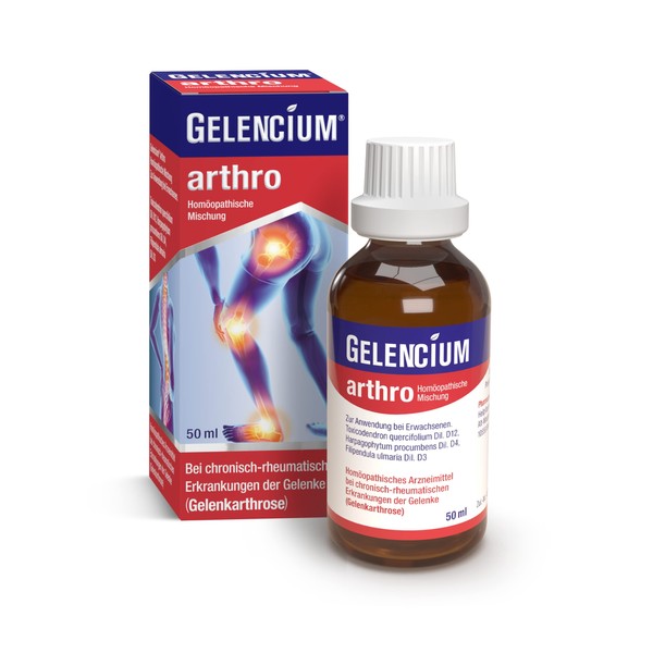 Gelencium Arthro drops: for targeted treatment of joints in osteoarthritis, 50 ml