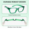 GTSY 6-Pack Metalless & Screwless Spring Hinges Reading Glasses for