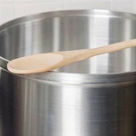 TrueCraftware- 18" Classic Wooden Cooking Spoon Utensils Birchwood Set of 12- Wooden Spoon Sets Wood Spoon Nonstick Utensil Comfort Grip Wood Spoons for Mixing Stirring Cooking