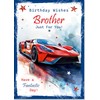 doodlecards Brother Birthday Card Ford GT40 Supercar Medium Size with
