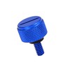 Partuto 1/4'' Motorcycle Blue Aluminum Alloy Rear Seat Bolt Mount