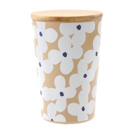【2025】Wpc. Patterns Stainless Steel 2-Way Tumbler, Kukka Mocha W126-431-204