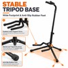 Portable Guitar Stand for Guitar Storage – Collapsible Tripod with