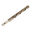 sourcing map 1/4" Hex Shank Drill Bit 3/8" Gold Oxide