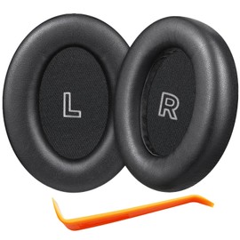 Replacement Earpads for Bose QuietComfort(QC) Ultra Wireless Headphones, Ear Pads Cushions with Softer Protein Leather and High Density Memory Foam for Noise Isolation(Ultra-Black)
