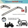 BGGTMO Black License Plate Screws- Stainless Steel Plate Mounting Hardware