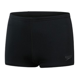 Speedo Bambino Pantaloncini da Bagno Aquashort Eco Endurance+ | Resistenza al Cloro | Asciugatura Rapida | Tessuto Elasticizzato | Materiale Riciclato | vestibilità Comoda Black 9-10