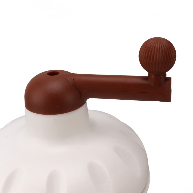 Portable Ice Crusher PP Manual Shaved Snow Cone Machine DIY