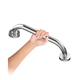 Howdah Grab Rail Shower Grab Bars for Seniors 30 cm Chrome-Plated Stainless Steel Bathroom Grab Rail Shower Handle Bathroom Handle Grab Bars Senior for Bathroom