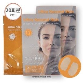 Ultraseconds Skin 울트라세컨스킨 퍼펙트 누드 투명 썬패치 20회분(2박스) Ultra Second Skin Perfect Nude Transparent Sun Patch 20 Pcs (2 Boxes)