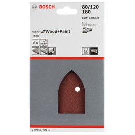 Bosch 5 Mixed Sanding Sheets for Black and Decker Mouse