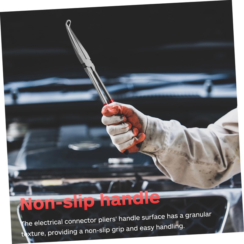 Tofficu Long Reach Electrical Disconnect Pliers Needle Nose Tool with