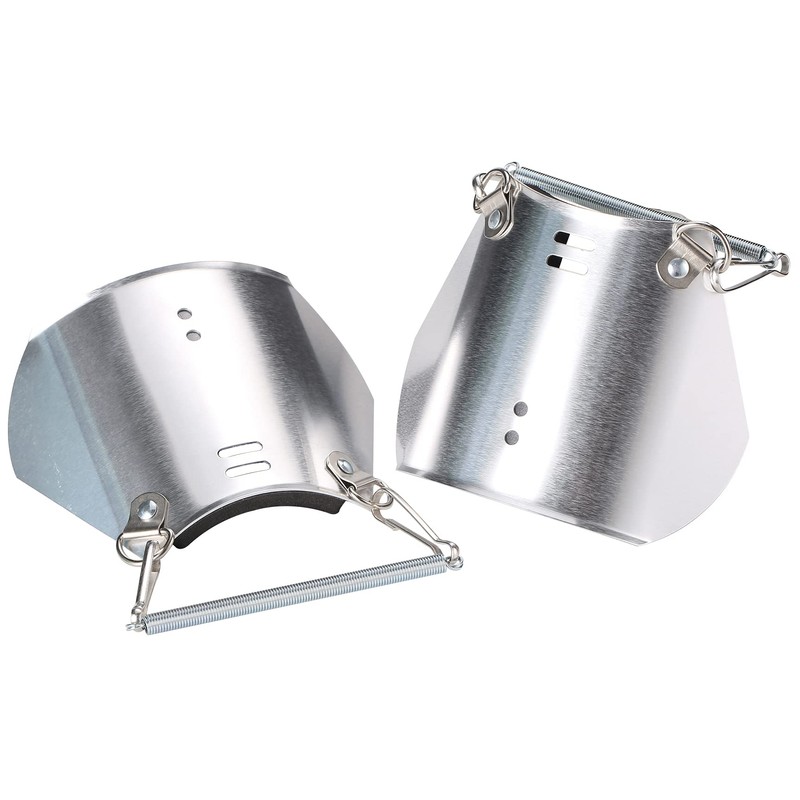 Attisstore - Protector de pie unisex de aluminio para zapatos