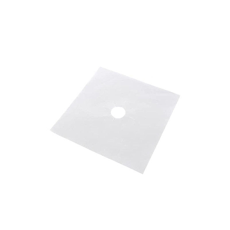 Gas Stove Liners, 6 pcs/Set Reusable Fiberglass Gas Stove Protector