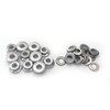 30 Sets M6x1.0-20mm Flanged Hex Head Bolts Kits, Flange Hexagon