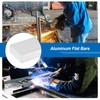 sourcing map 6 Pcs Square Aluminum Flat Bar, 5/16" (8mm)
