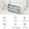 Lancoon Digital Small Alarm Clock with Temperature Date Night Mode