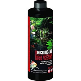 MICROBE-LIFT BSDT32 Broad Spectrum Disease Treatment for Ponds and Outdoor Water Garden, Safe for Live Koi Fish, Goldfish, Plants, and Decor, 32 Ounces