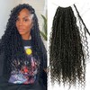 FlowerSeason Pre Crochet Boho Locs Braids Hair Pre Looped With